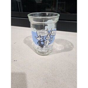 1994 Welch’s Looney Tunes SM Thick Jelly Glass Collectible Jar Cup GREAT SHAPE!